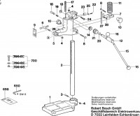 Bosch 0 603 040 201 S 7 Drill Stand Spare Parts